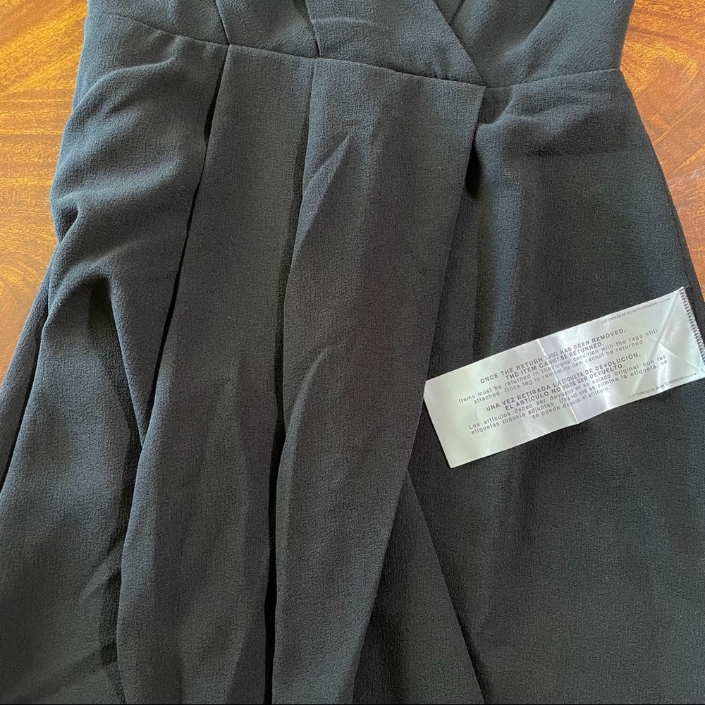 Dress The Population | NWT Ariel Racerback Faux Wrap Crepe Gown - Picture 8 of 10